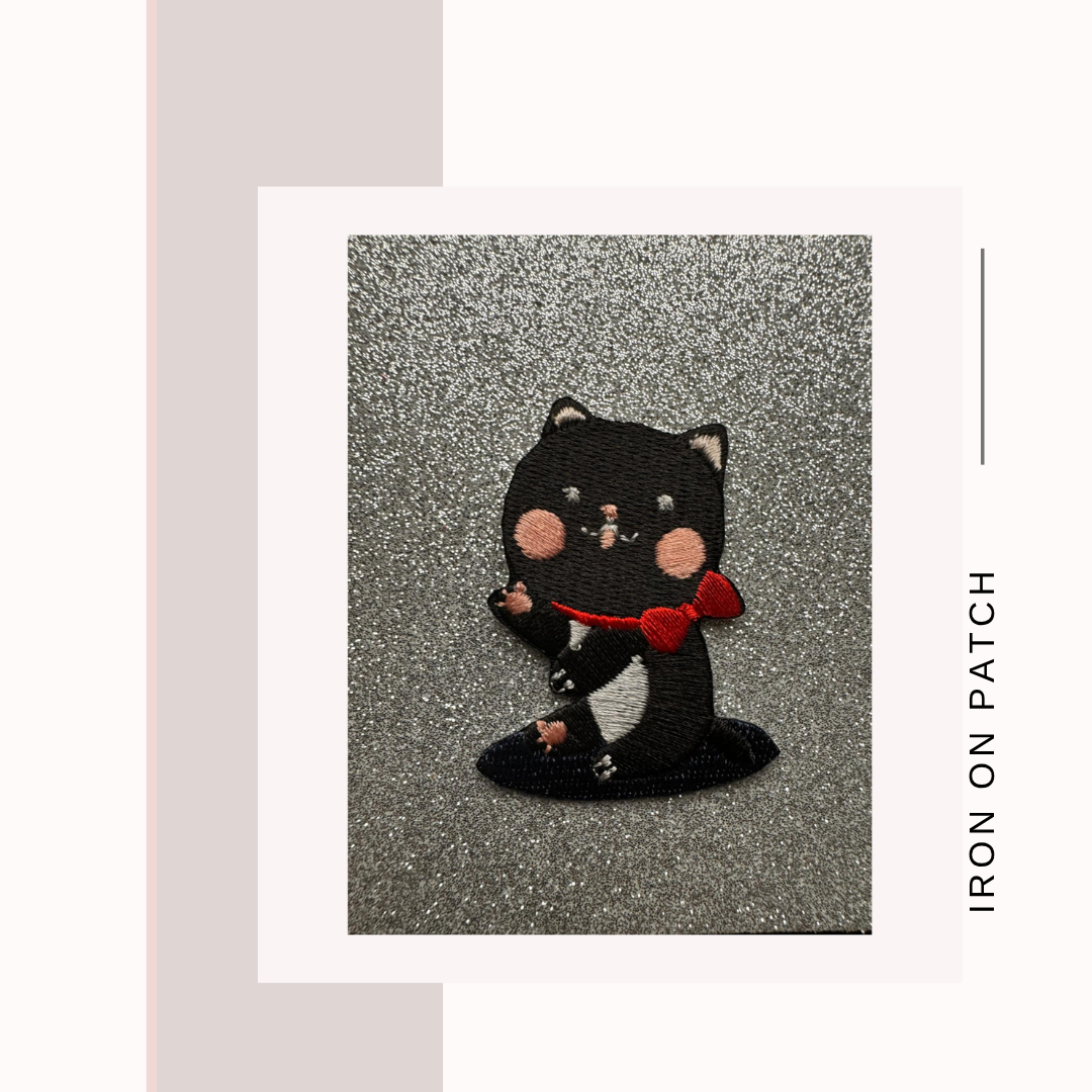 Kitty Iron on Patches